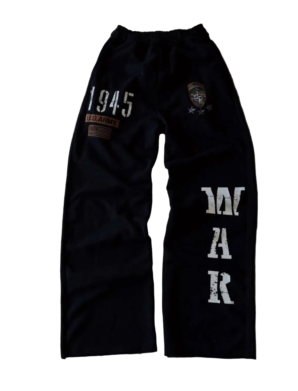 Black "War" Sweatpants