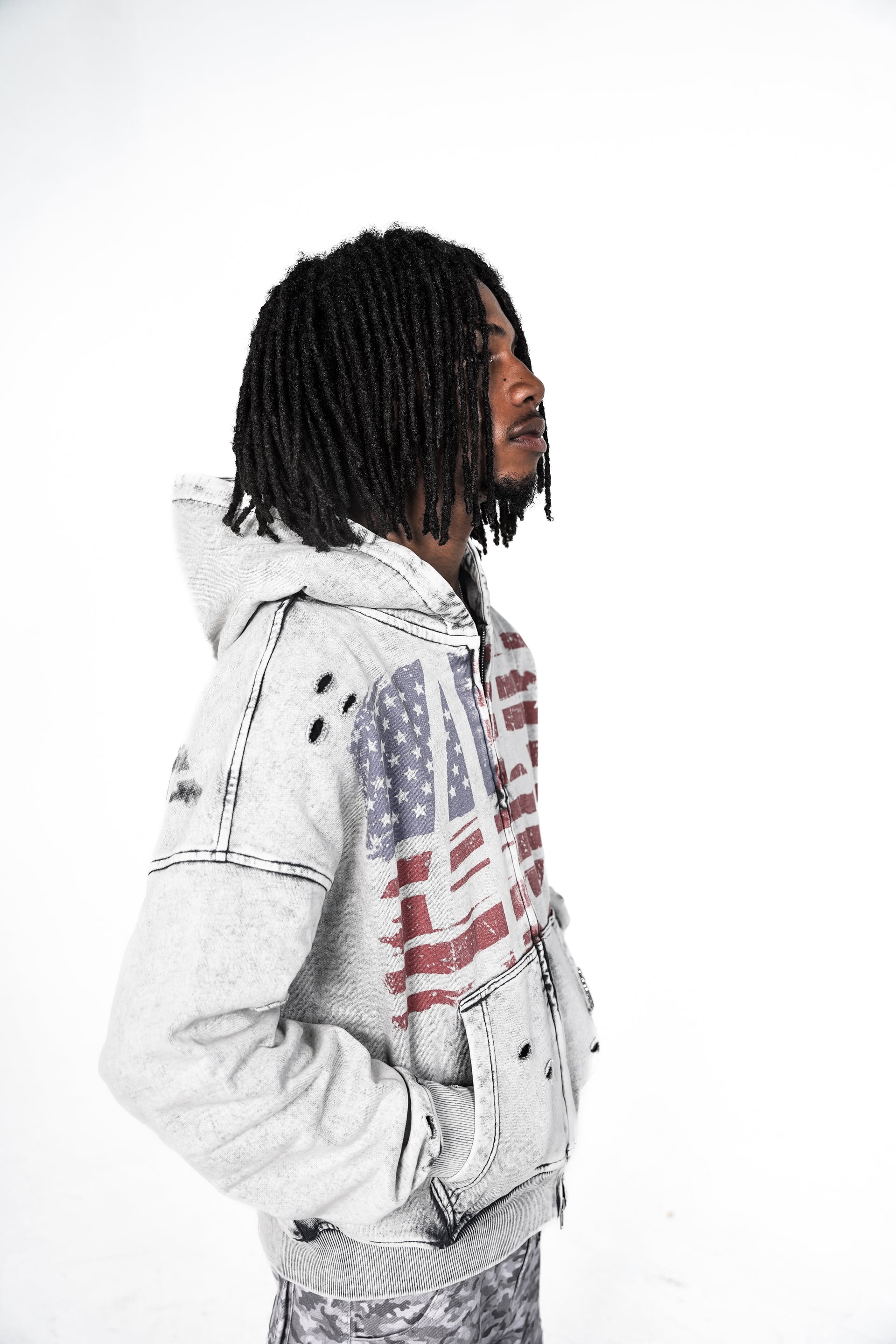 “FLAGGED OUT” HOODIE