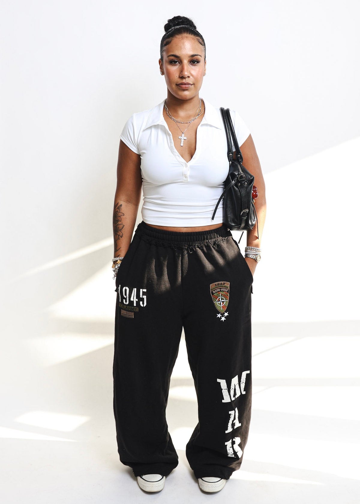 Black WAR Sweatpants - Oct 31st